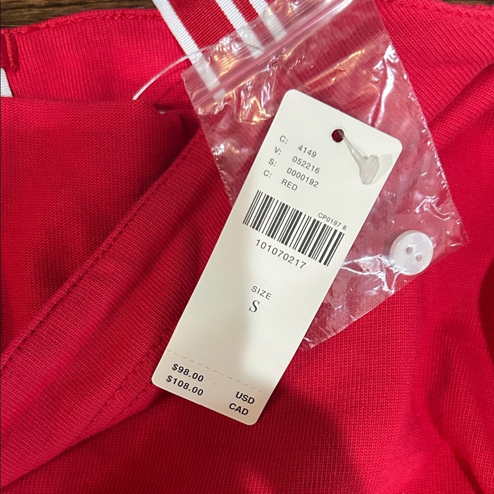 Anthropologie Red Sleeveless Striped-strap Sundress - Picture 3 of 4